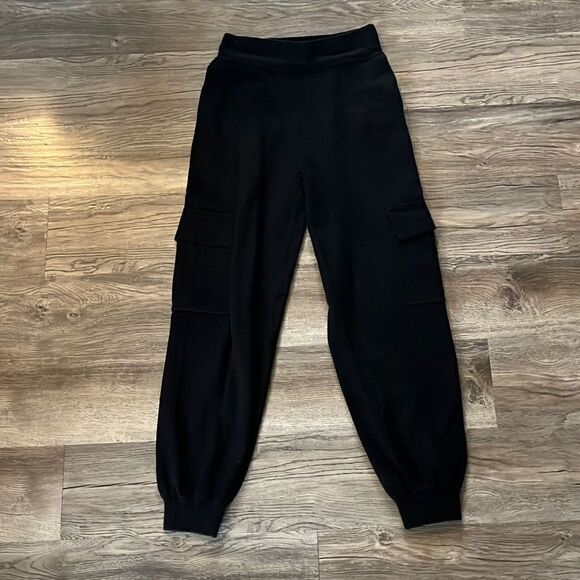 Culpos Pants - Culpos X INC Black Cargo Sweater Jogger XS